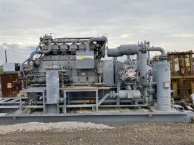 Waukesha 2895 GSI Gemini D502 Natural Gas 2 stage compressor